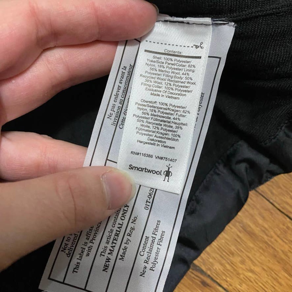 Smartwool Black and Gray Smartloft 150 Jacket Size XS - Picture 8 of 8